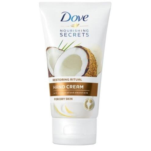 Dove Hand Cream With Coconut Oil & Almond Milk Restoring Care 75ml | Daily Supplies