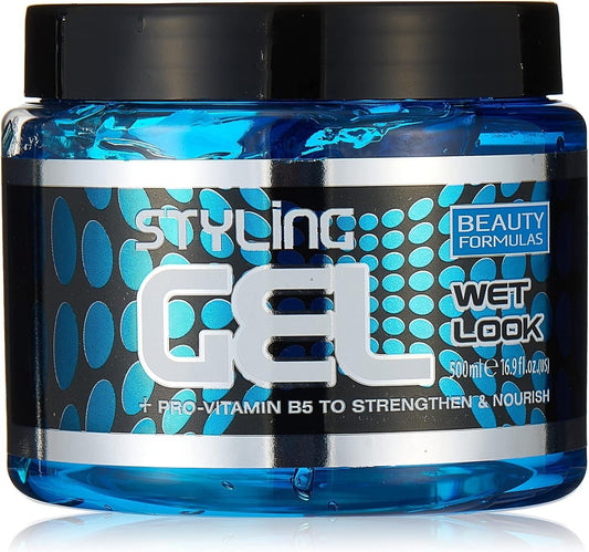 Beauty Formulas Wet Look Styling Gel for Hair 500ml | Daily Supplies