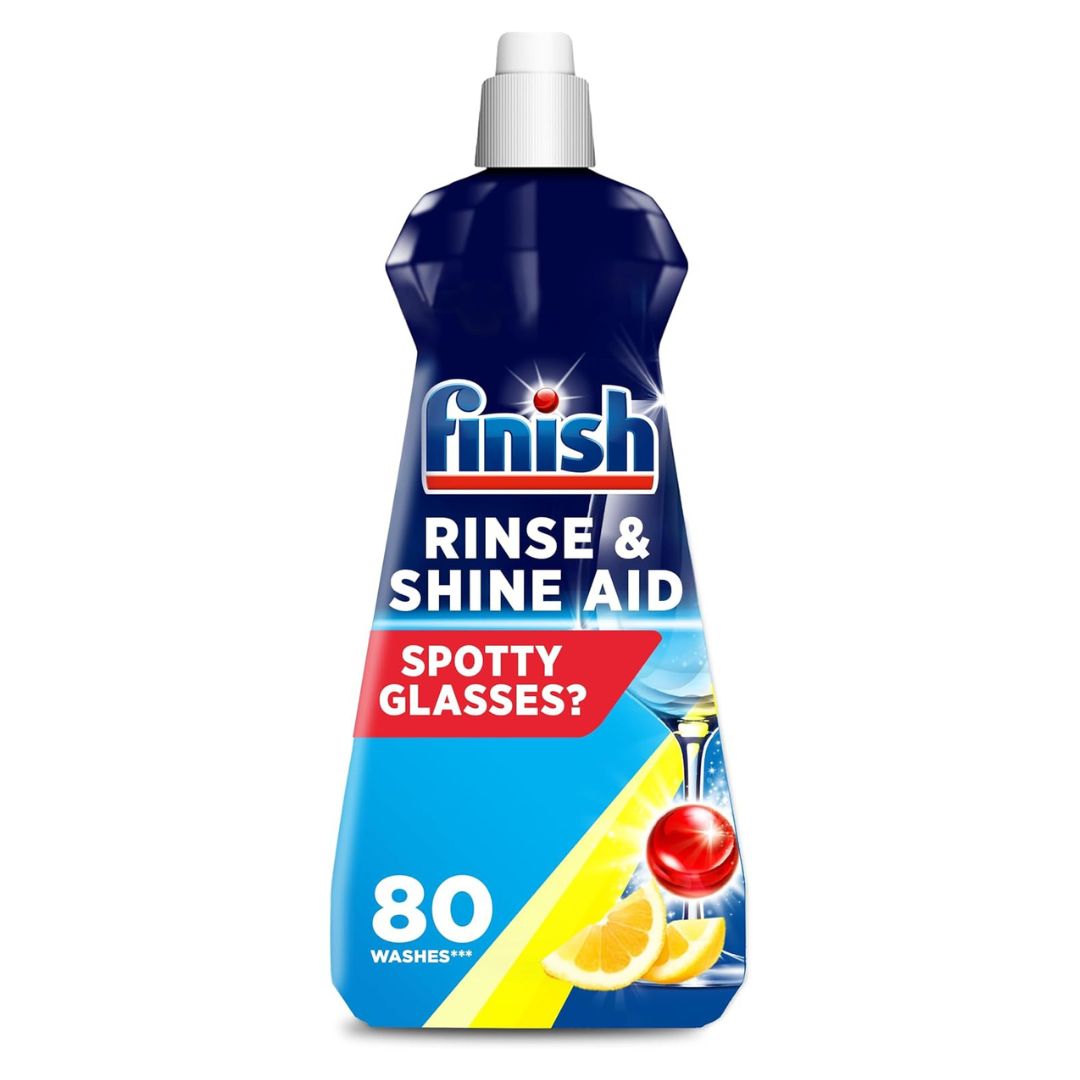 Finish Rinse & Shine Aid Lemon Dishwasher 400ml | Daily Supplies