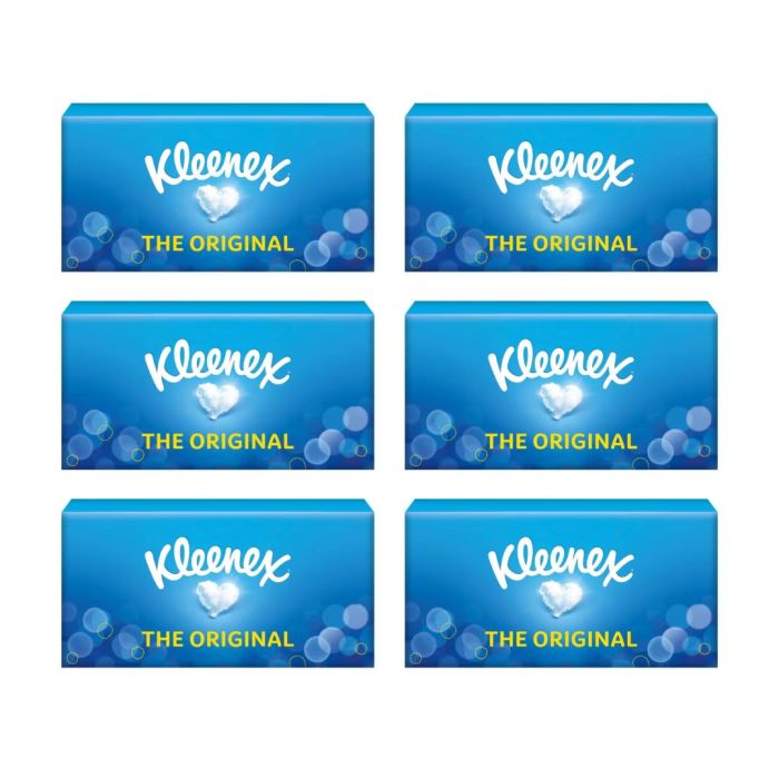 Kleenex Original Facial Tissue Box 70's