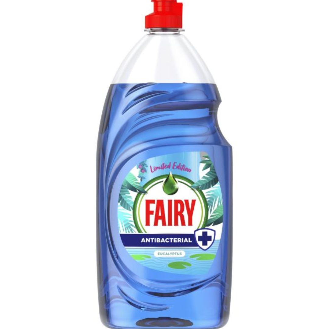 Fairy Platinum Anti Bacterial Washing Up Liquid Eucalyptus 820ml | Daily Supplies