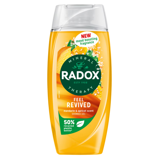 Radox Mineral Therapy Feel Revived Shower Gel Mandarin & Lemongrass 250ML | Daily Supplies