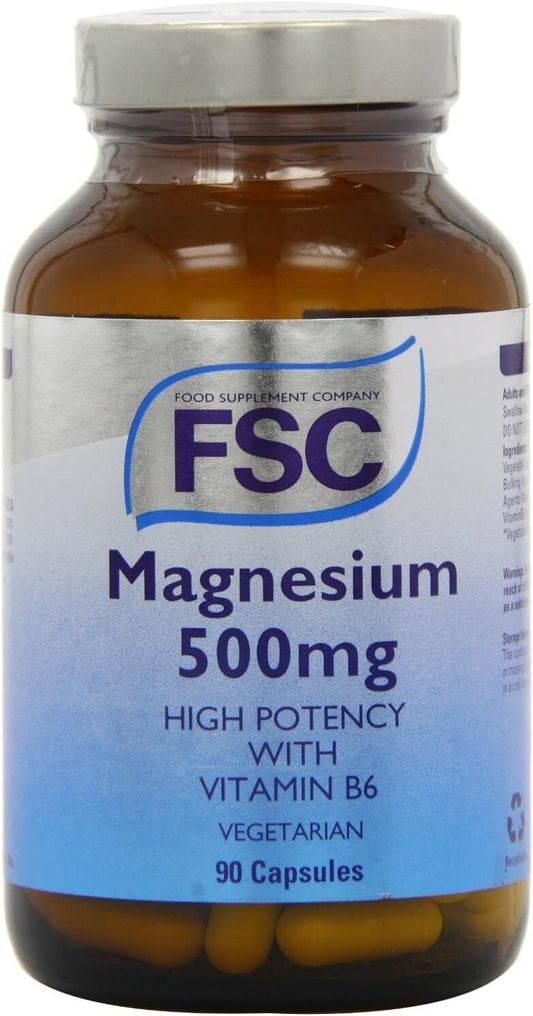 FSC Magnesium 500mg 90 Capsules | Daily Supplies