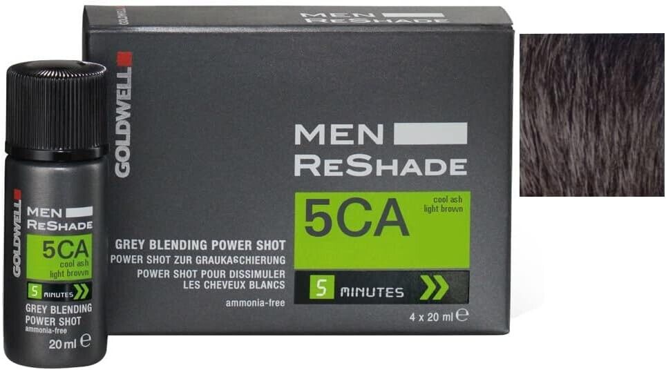 Men Re-Shade Hair Color 5CA 4x20ml | Daily Supplies