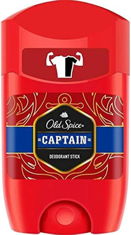 Old Spice Captain Deodorant Stick 50ml (Pack of 1) | Daily Supplies