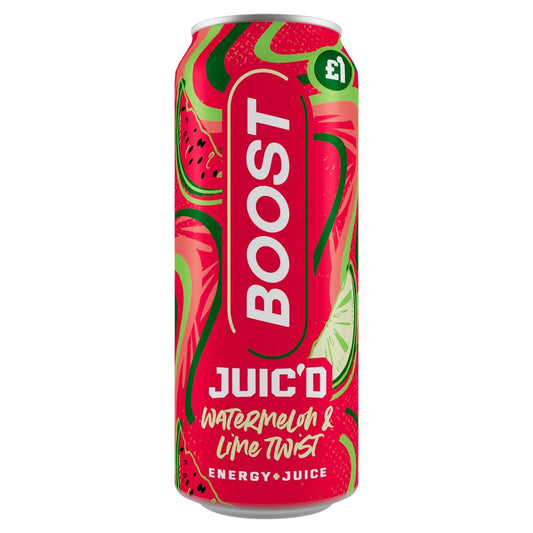 Boost Energy Juiced Watermelon & Lime Twist 500ml | Daily Supplies