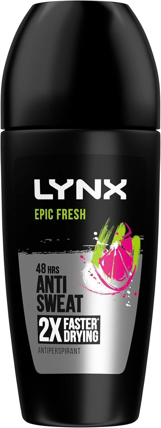 Lynx Anti-Perspirant Roll On Epic Fresh 50ml | Daily Supplies