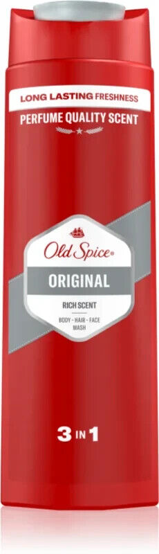 Old Spice Shower Gel Original 3-in-1 Fresh Body Hair Face Wash For Men 250ml | Daily Supplies