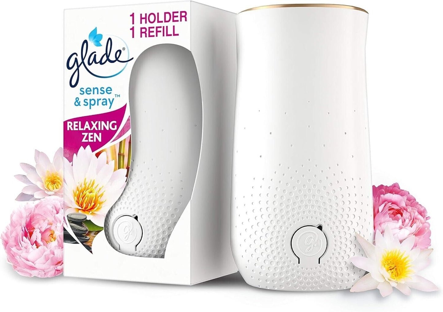 Glade Sense & Spray Air Freshener Holder & Refill Relaxing Zen 18ml | Daily Supplies
