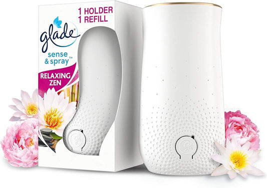 Glade Sense & Spray Air Freshener Holder & Refill Relaxing Zen 18ml | Daily Supplies