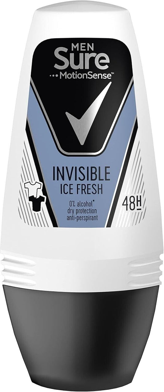 Sure Men Roll On Invisible Ice 50ml | Daily Supplies
