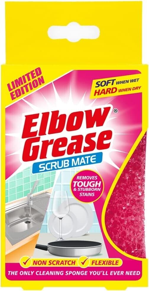 Elbow Grease Scrub Mate Non-Scratch Pink | Daily Supplies