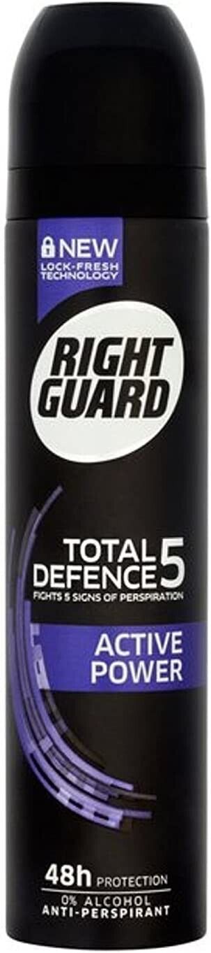 Right Guard Total Defence 5 Mens Anti-Perspirant Deodorant 250ML | Daily Supplies
