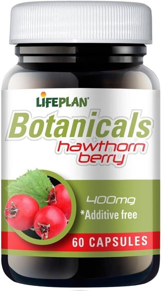 Lifeplan Hawthorn Berry 400mg 60 Capsules | Daily Supplies