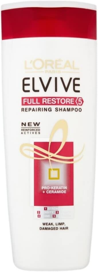 L'Oreal Paris Elvive Full Restore 5 Repairing Shampoo 400ml | Daily Supplies