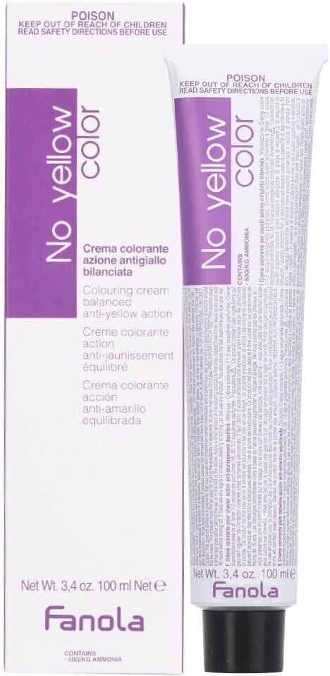 Fanola No Yellow Color Cream T.VIO Toner Violet 100ml | Daily Supplies