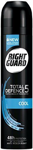 Right Guard Total Defence 5 Cool Antiperspirant Deodorant 250ML | Daily Supplies