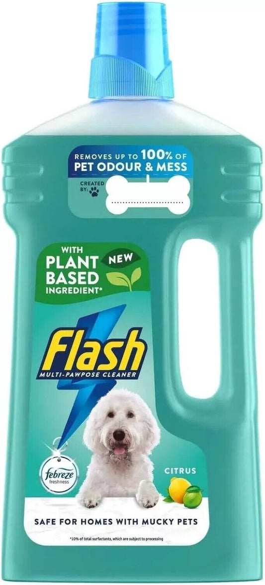 Flash Liquid Cleaner For Pet Lovers Citrus 1L | Daily Supplies