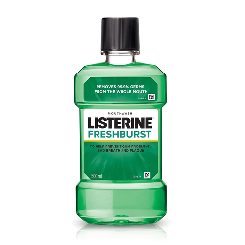 Listerine Fresh Burst Mouthwash 500ML | Daily Supplies