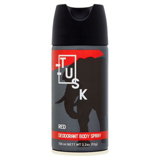 Tusk Red Deodorant Body Spray 150ml | Daily Supplies
