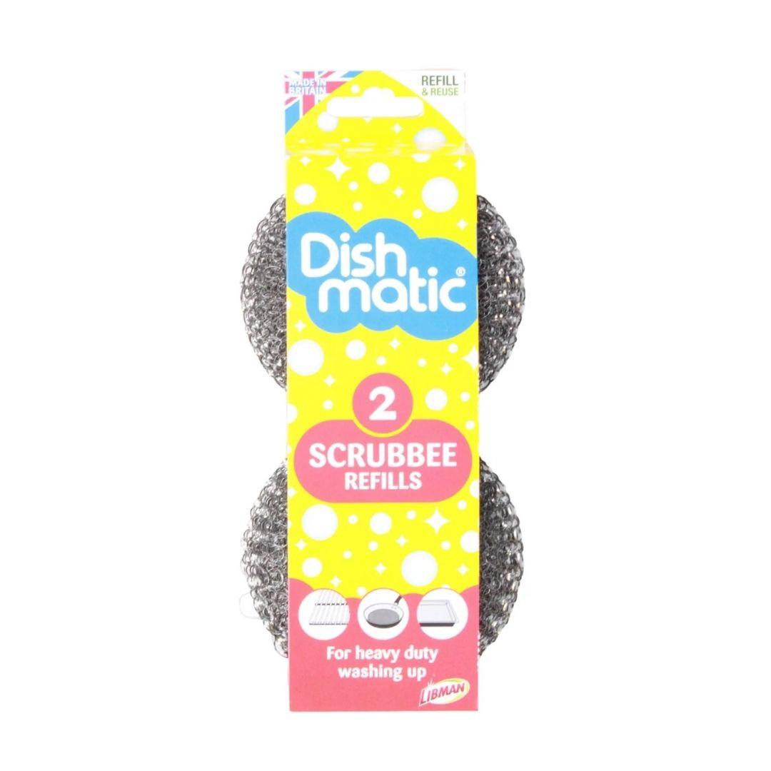 Dishmatic Scrubbee Refills 2 PK | Daily Supplies