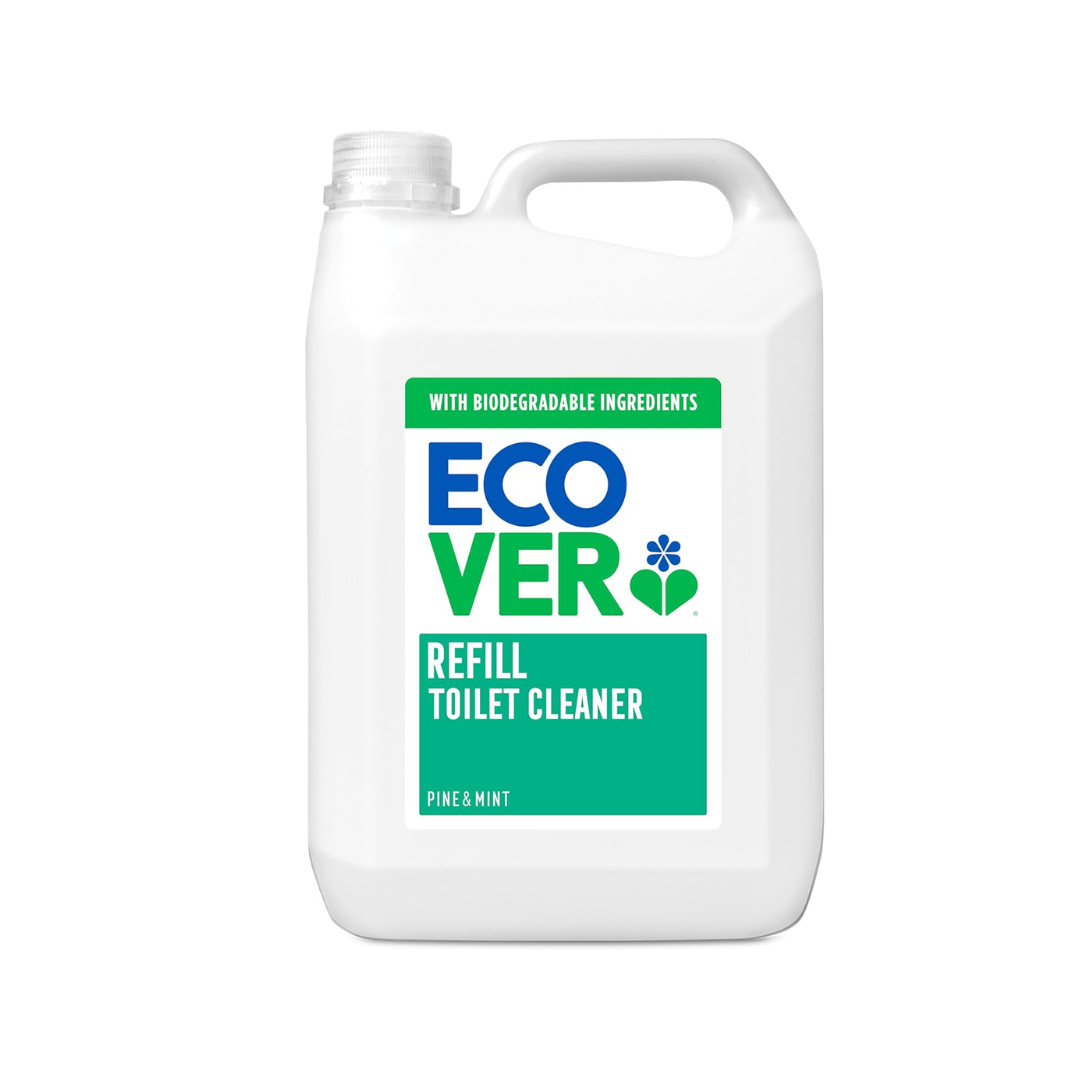 ECOVER Refill Toilet Cleaner Pine & Mint Scent Removes Limescale 5L | Daily Supplies