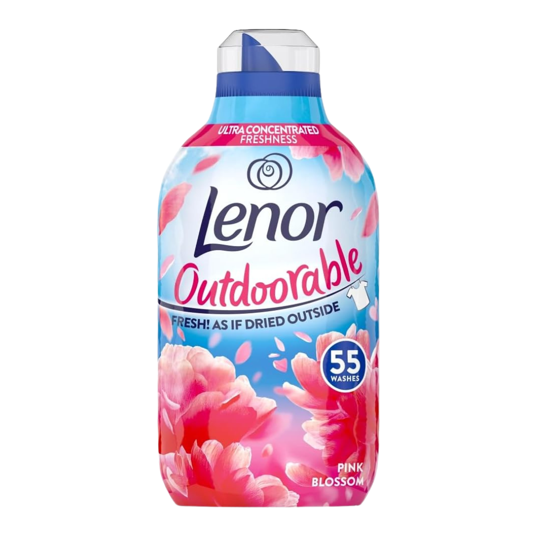 Lenor Outdoorable Fabric Conditioner Pink Blossom 55 Washes 770ml | Daily Supplies