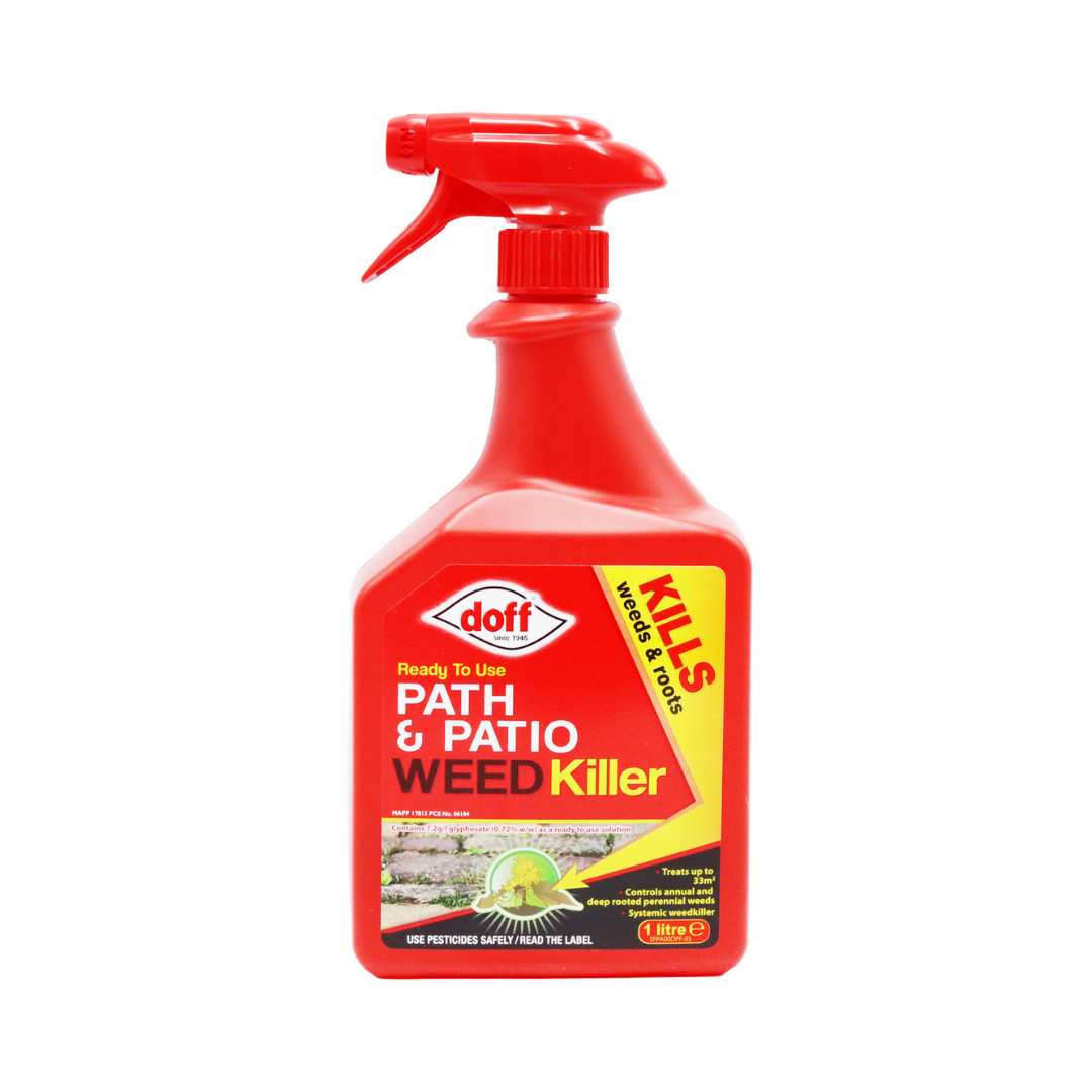 Doff Path & Patio Weedkiller Ready to Use Spray for Garden 1L | Daily Supplies