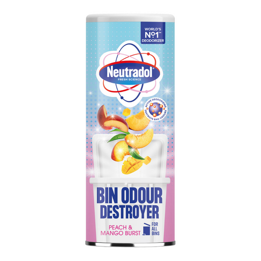 Neutradol Bin Odour Destroyer Powder Peach & Mango Burst 350g | Daily Supplies