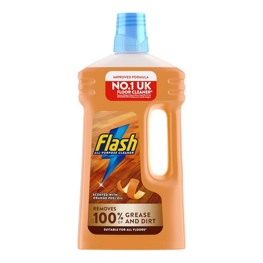 Flash All-Purpose Wood Surface Cleaner with Orange Oil 1L | Daily Supplies