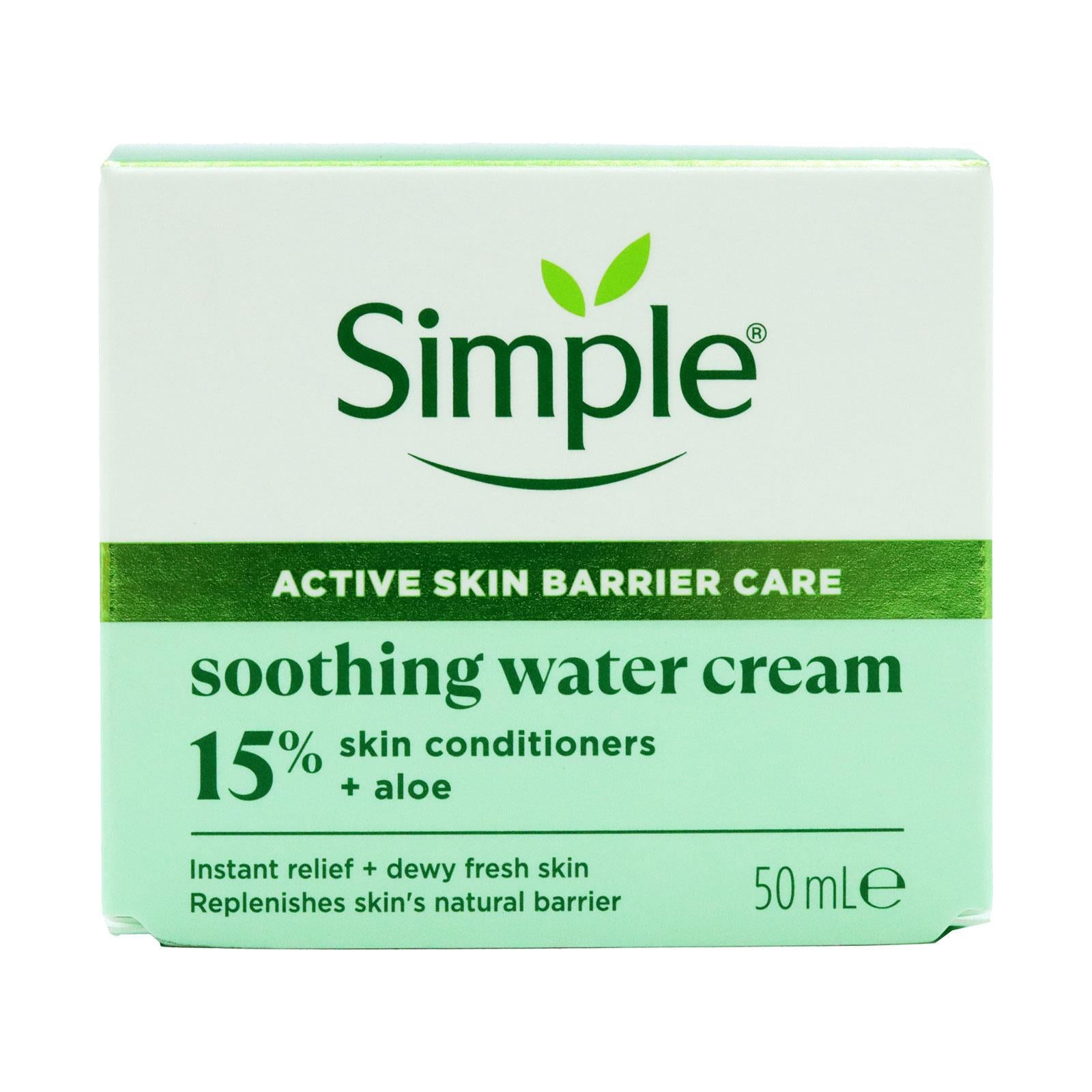 SIMPLE FACE SOOTHING WATER CREAM 50 ML | Daily Supplies