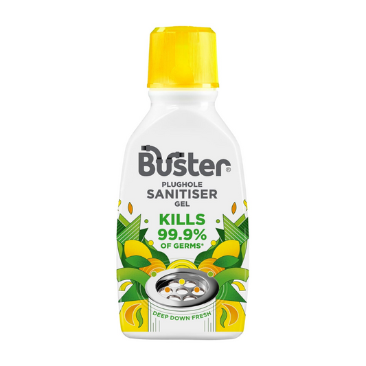 Buster Plughole Sanitiser Gel Drain Cleaner & Deodoriser 300ML | Daily Supplies