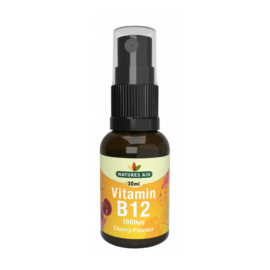 Natures Aid Vitamin B12 Daily Oral Spray 1000μg 30ml | Daily Supplies