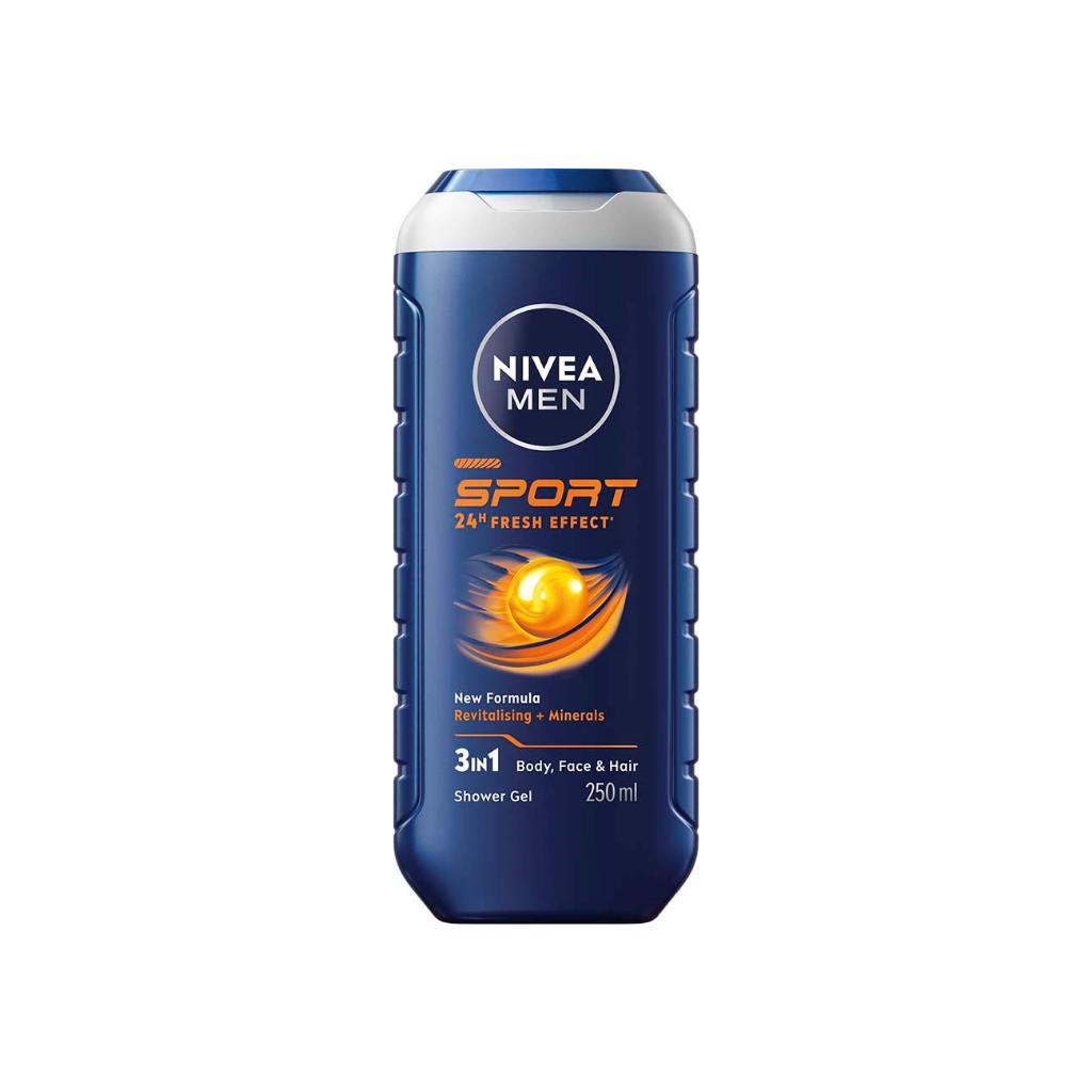 NIVEA Men Sport Shower Gel 250ml Pack of - 1 | Daily Supplies