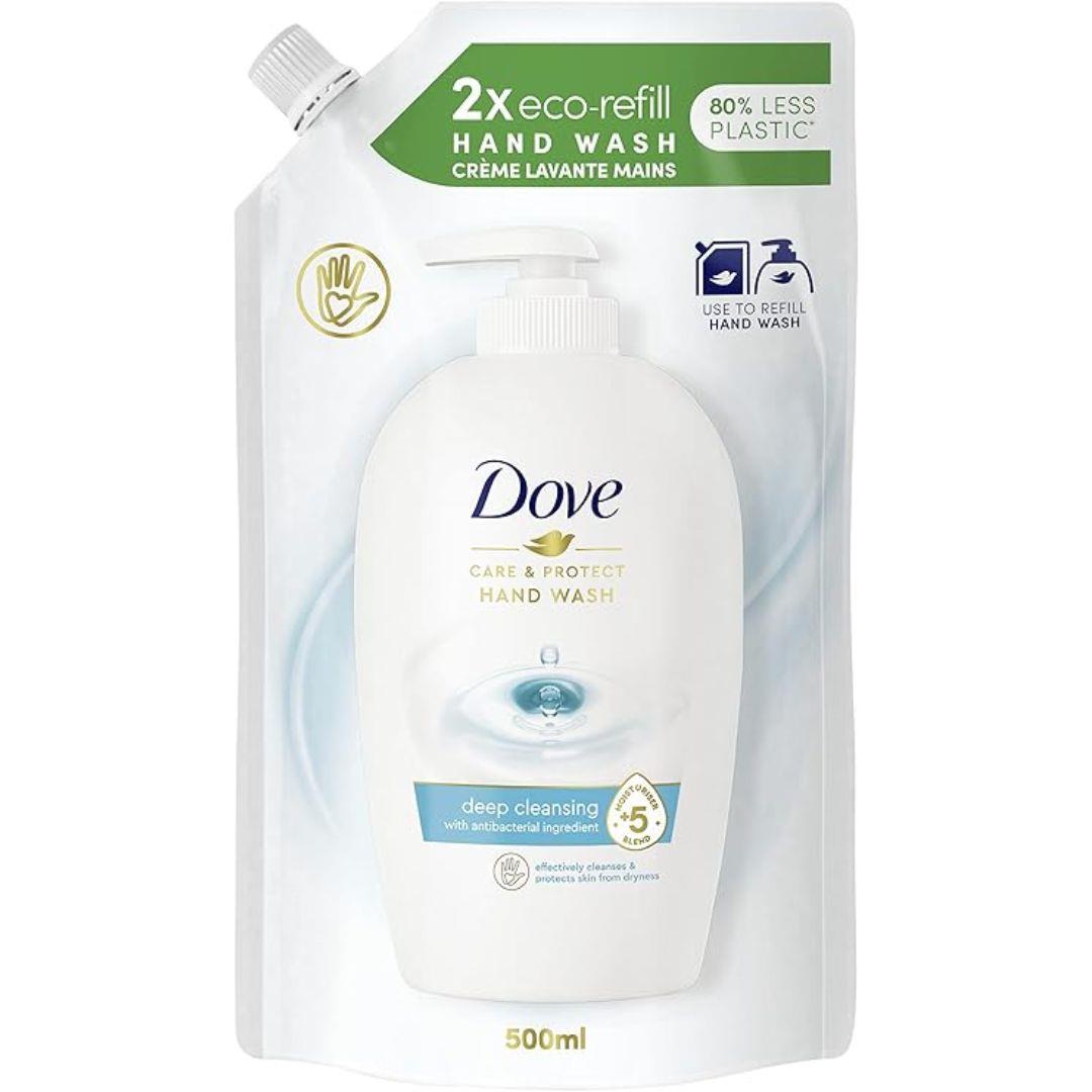 Dove Liquid Hand Wash Refill Care & Protect 500ml | Daily Supplies