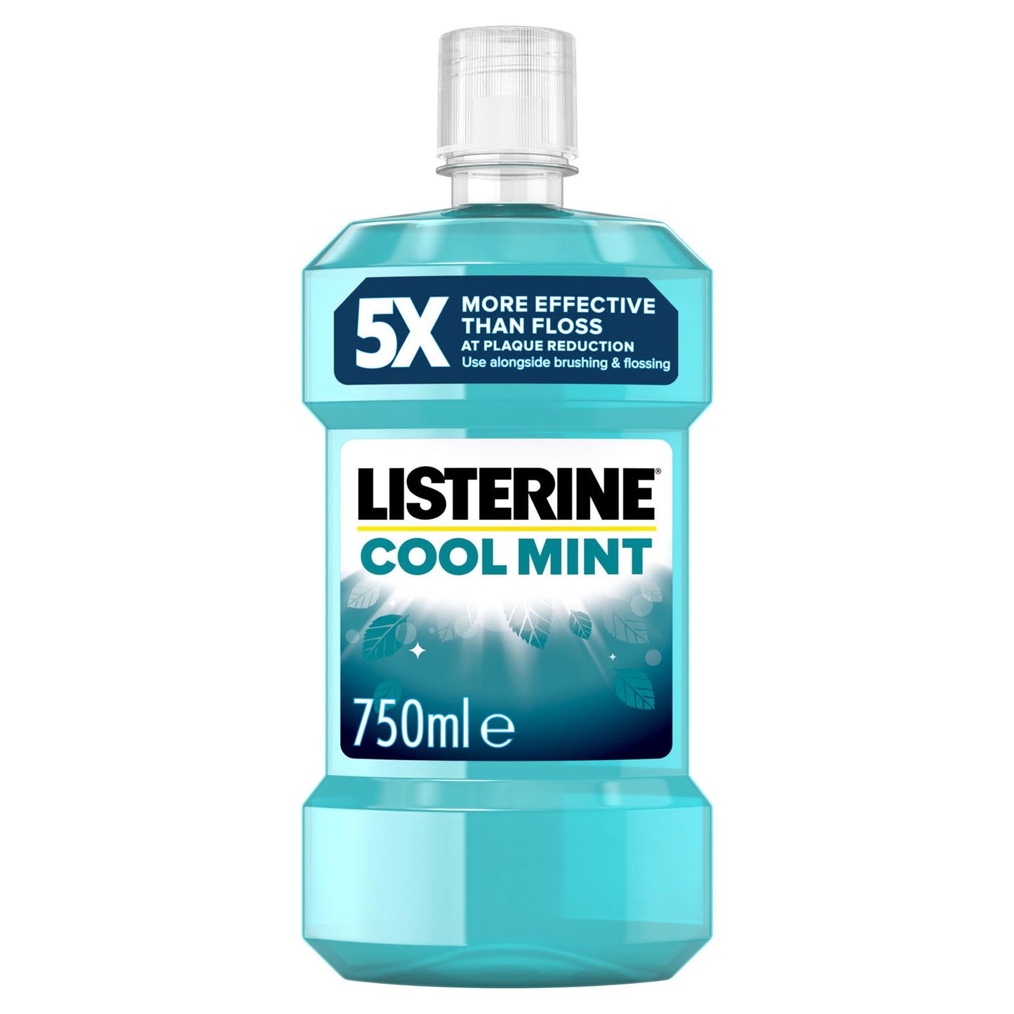 Listerine Cool Mint After Brushing Mouthwash 750ml | Daily Supplies