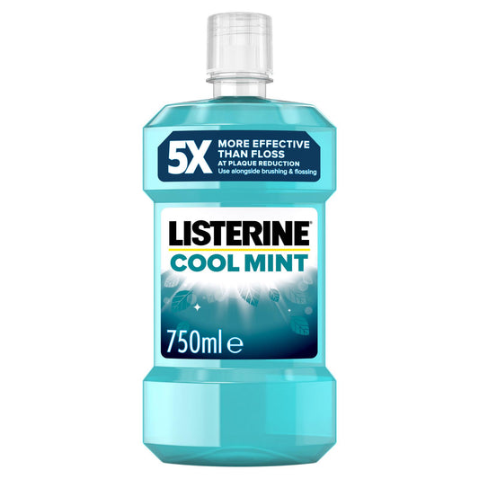 Listerine Cool Mint After Brushing Mouthwash 750ml | Daily Supplies