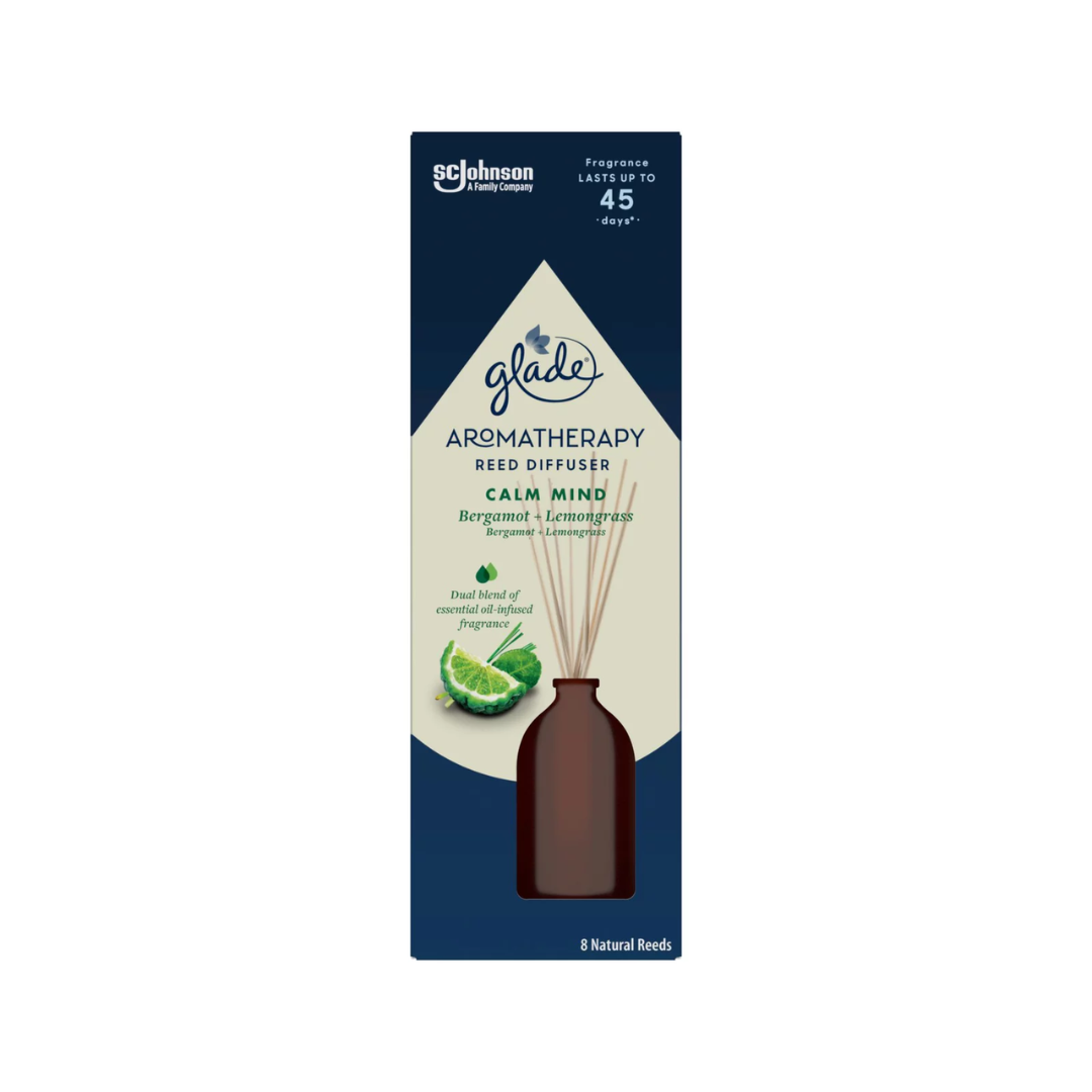 Glade Calm Mind Reed Diffuser Aromatherapy Home Fragrance 80ml | Daily Supplies