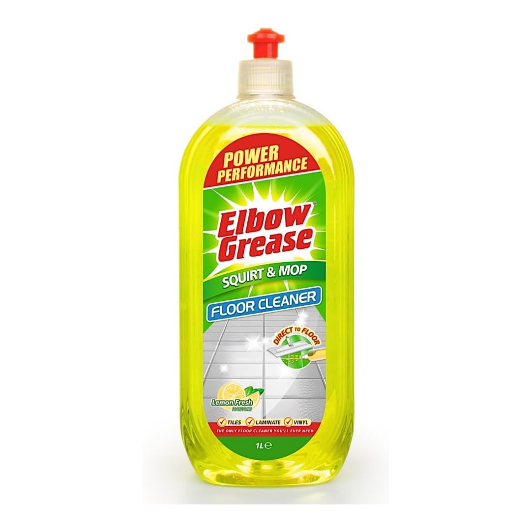Elbow Grease Squirt & Mop Floor Cleaner Lemon Fresh For Tiles 1L | Daily Supplies