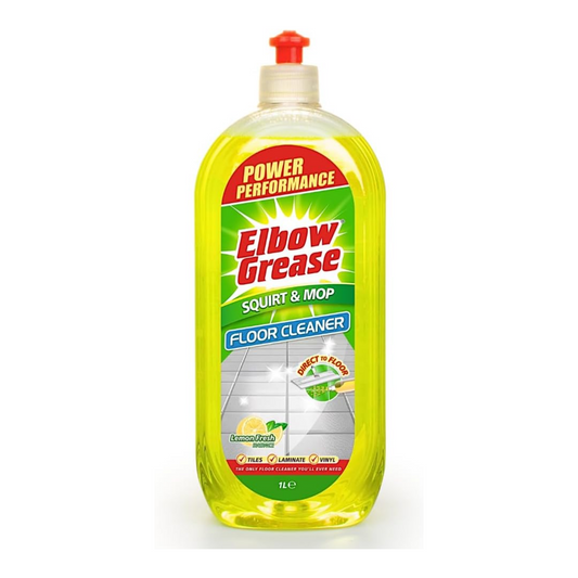 Elbow Grease Squirt & Mop Floor Cleaner Lemon Fresh For Tiles 1L | Daily Supplies