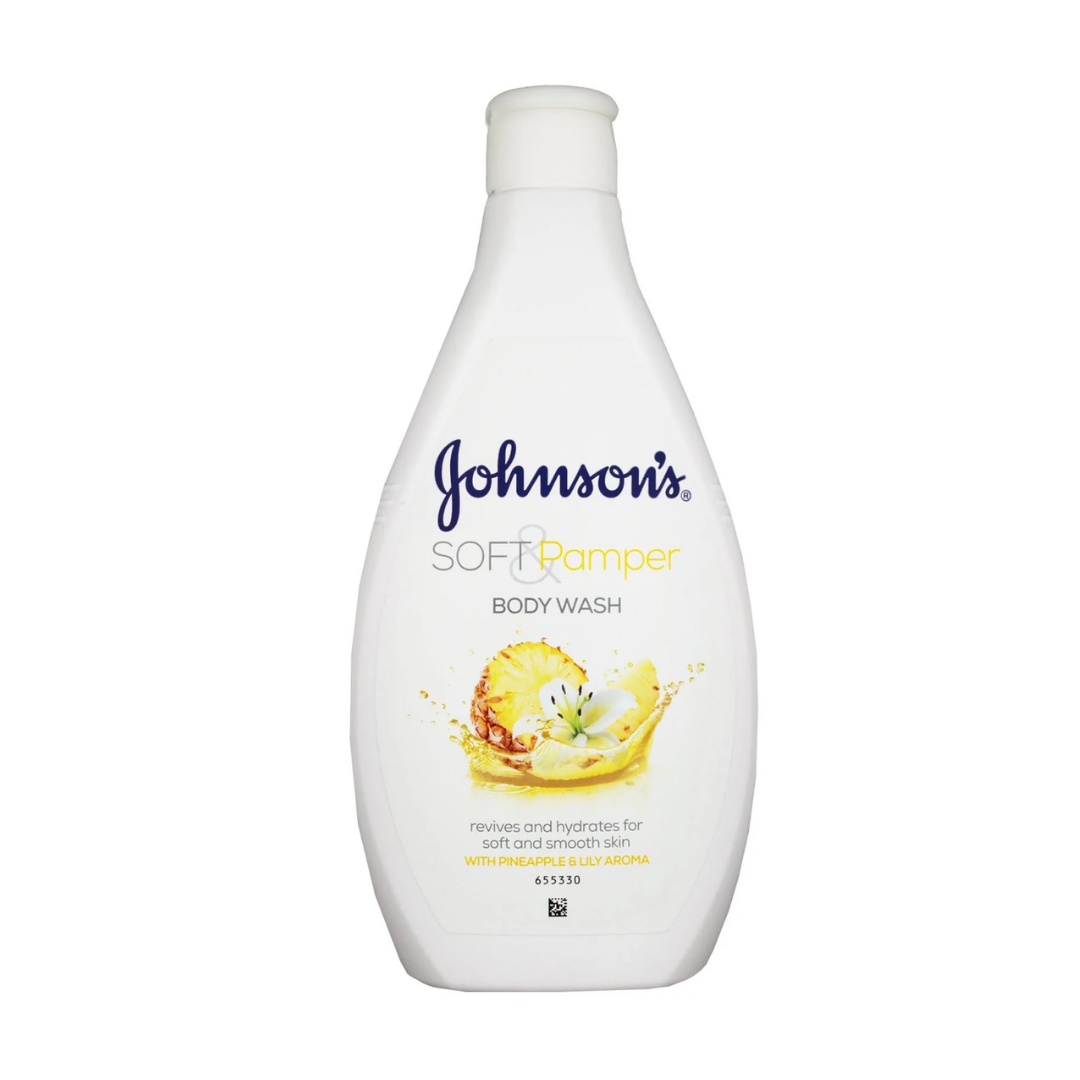 JOHNSON'S Soft & Pamper Body Wash Pineapple Lily Scent 400ml | Daily Supplies