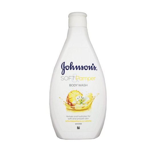 JOHNSON'S Soft & Pamper Body Wash Pineapple Lily Scent 400ml | Daily Supplies