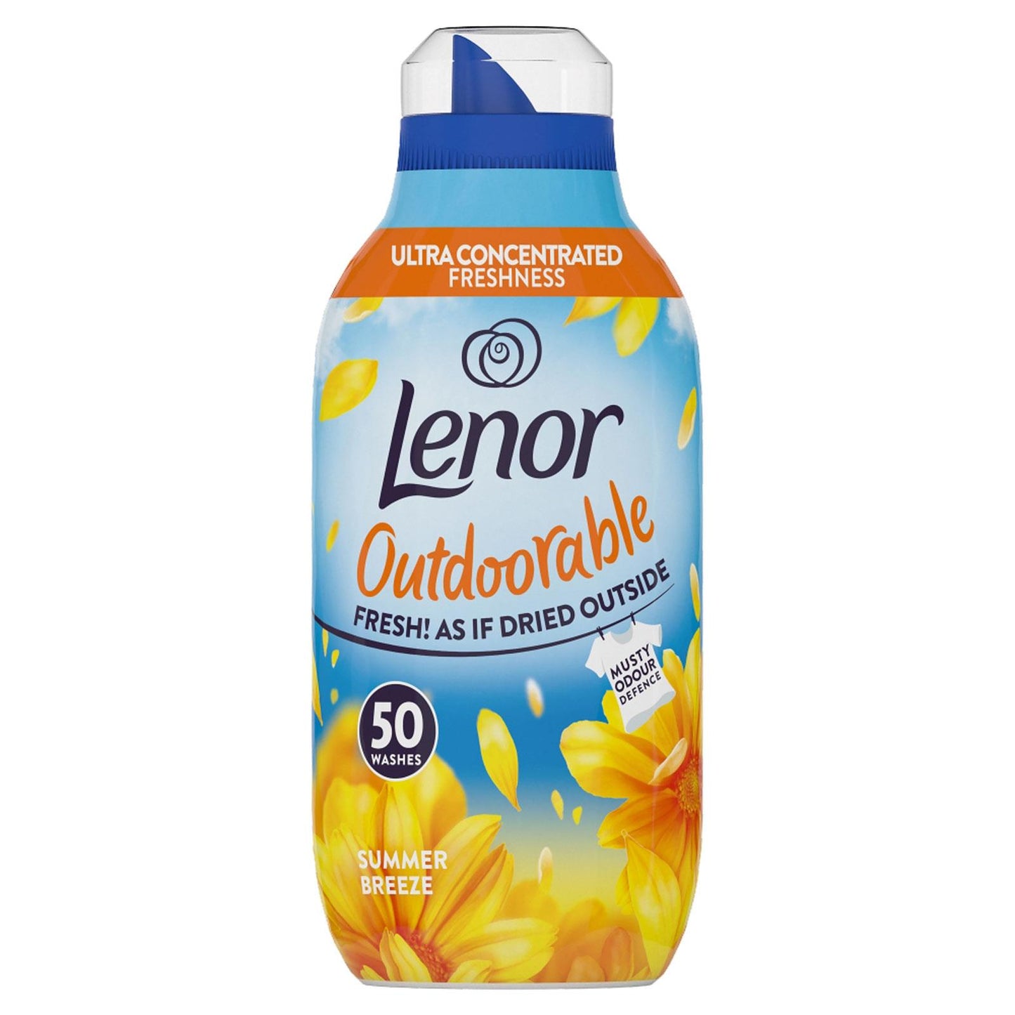 Lenor Outdoorable Summer Breeze Fabric Conditioner 50 Washes | Daily Supplies