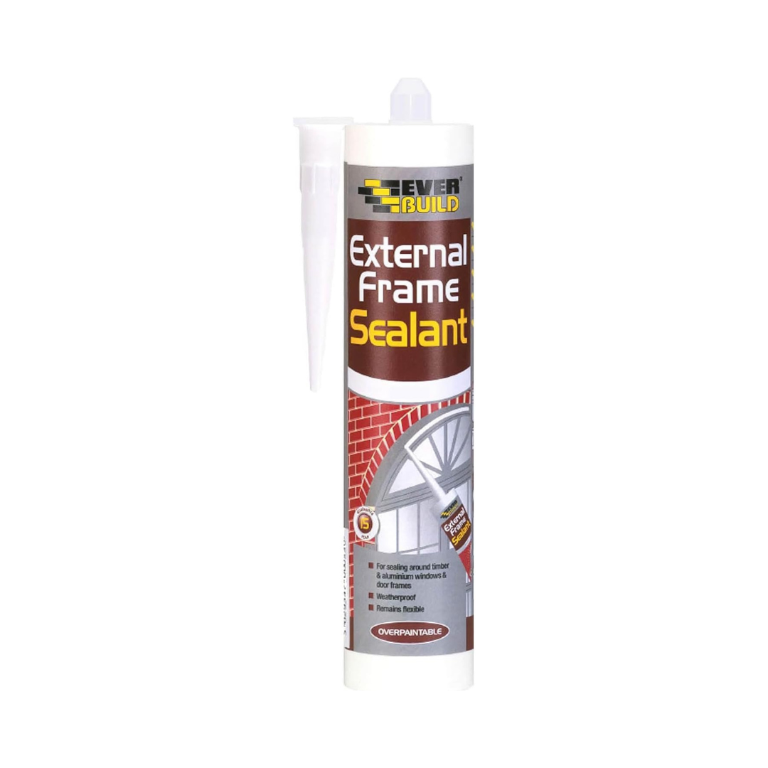 Everbuild External Frame Sealant Stone Flexible Mould Resistant 290ml | Daily Supplies