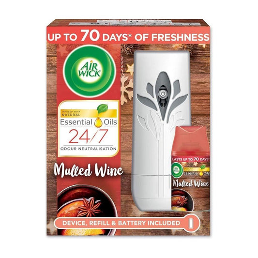 Air Wick Air Freshener Freshmatic Autospray Kit Mulled Wine 250 ML | Daily Supplies