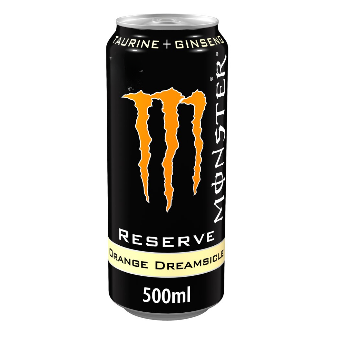 Monster Energy Drink Reserve Orange Dreamsicle Gluten-Free 500ml | Daily Supplies