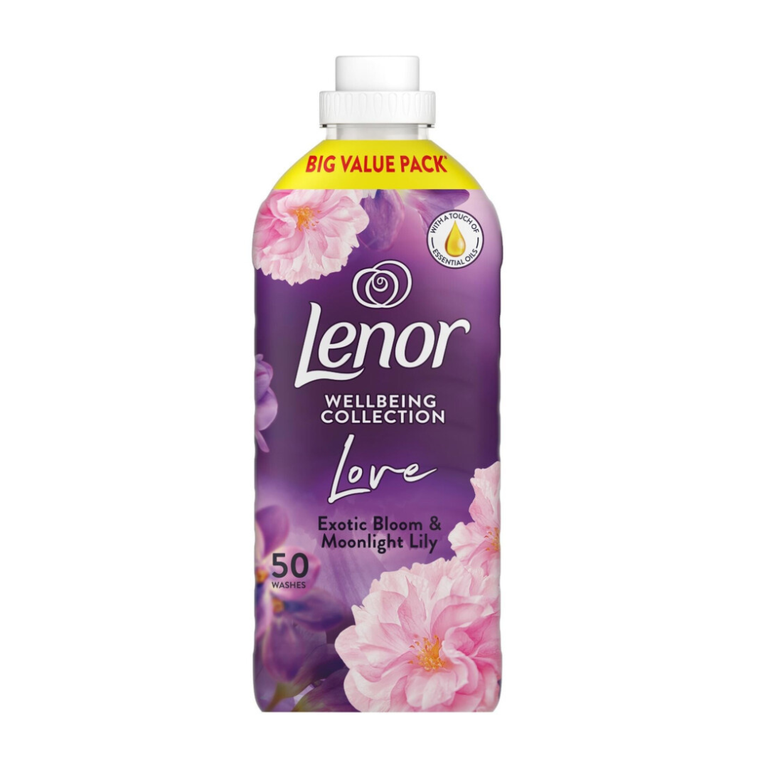 Lenor Exotic Bloom & Moonlight Lily Fabric Conditioner 50 Washes | Daily Supplies