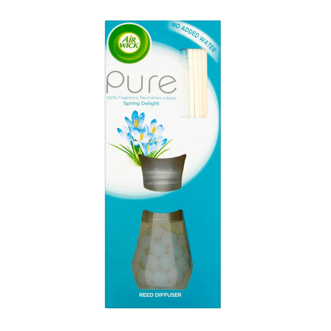 Air Wick Pure Spring Delight Essential Oils Reed Diffuser 25ml | Daily Supplies