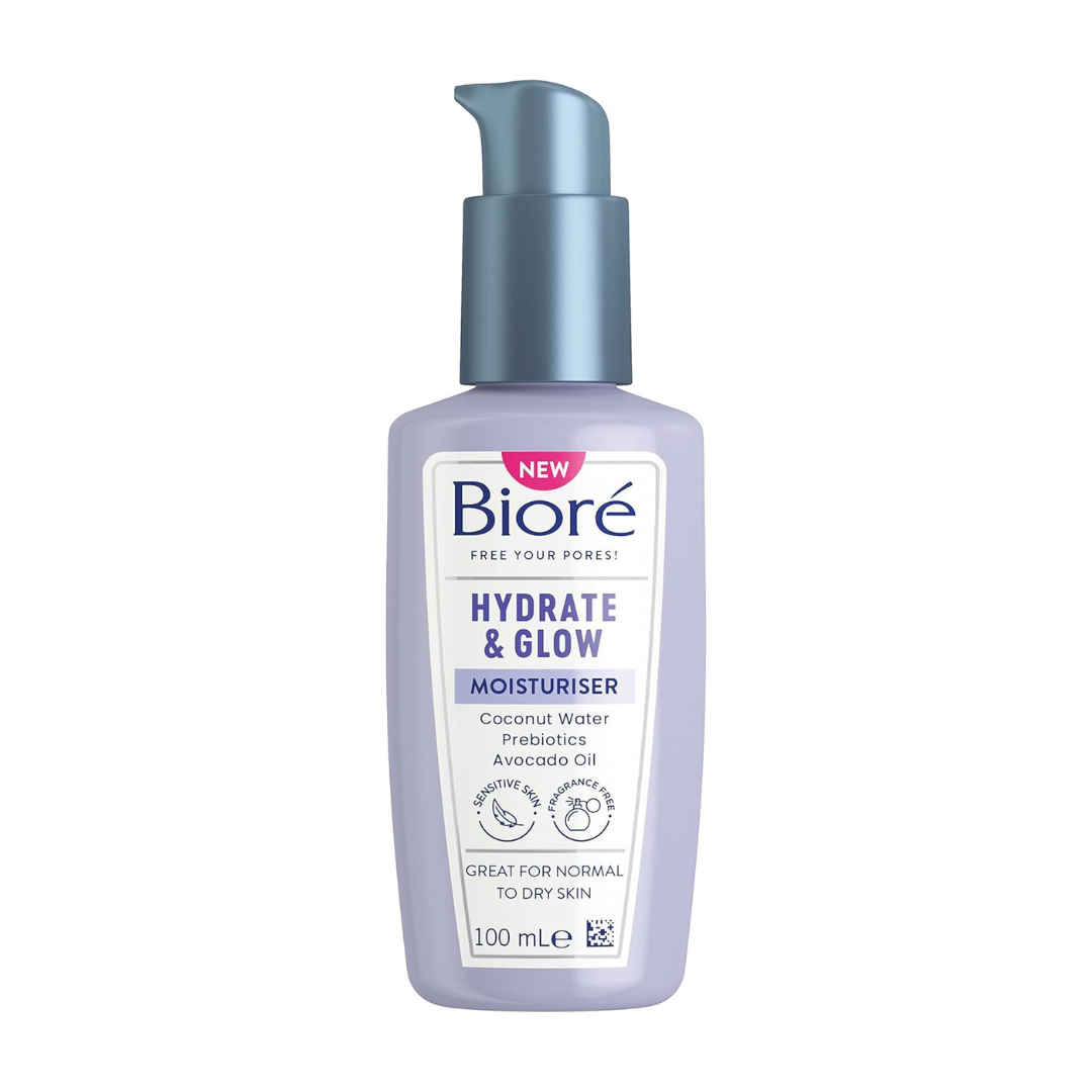 Biore Hydrate & Glow Moisturiser 100ml | Daily Supplies