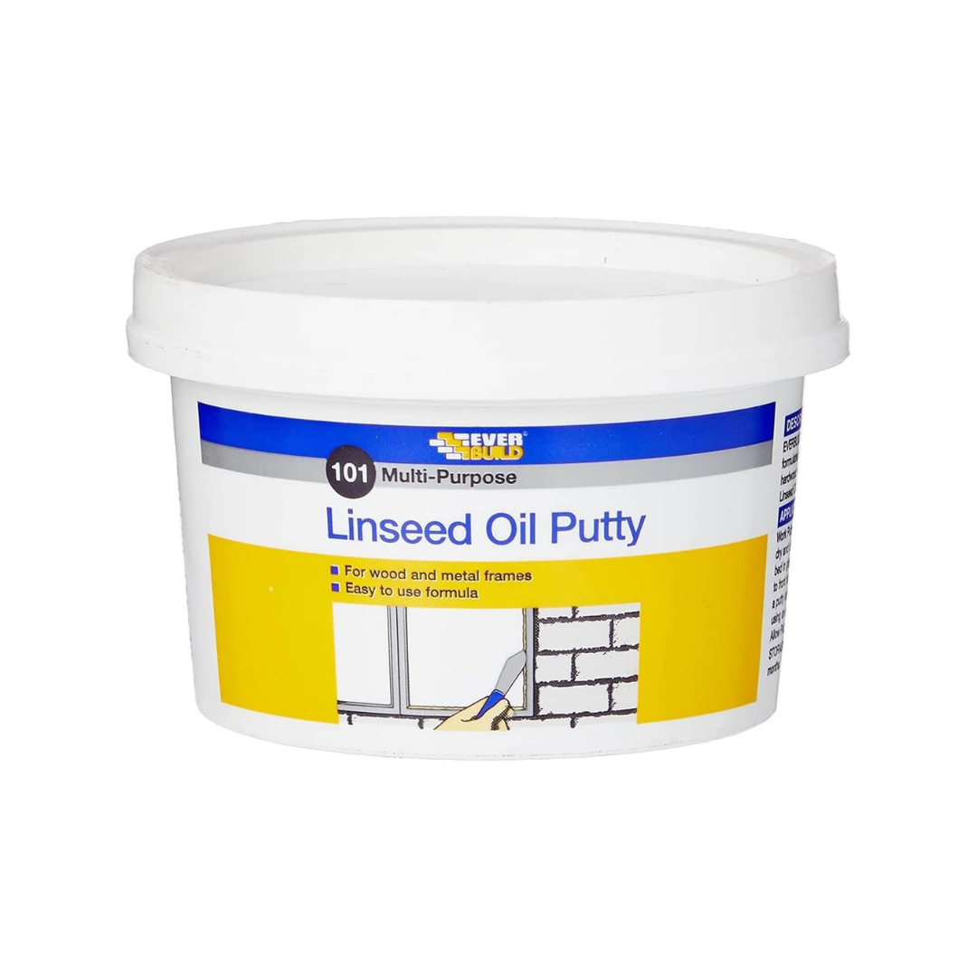 Everbuild 101 Multi-Purpose Linseed Oil Putty Natural 500g | Daily Supplies